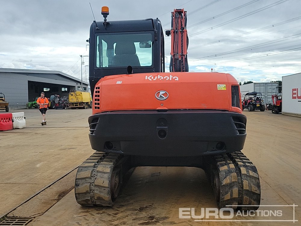 Kubota KX080 - Мини багер: снимка 4 Kubota KX080 - Мини багер: снимка 4