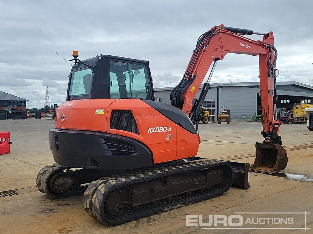 Kubota KX080 - Мини багер: снимка 5 Kubota KX080 - Мини багер: снимка 5