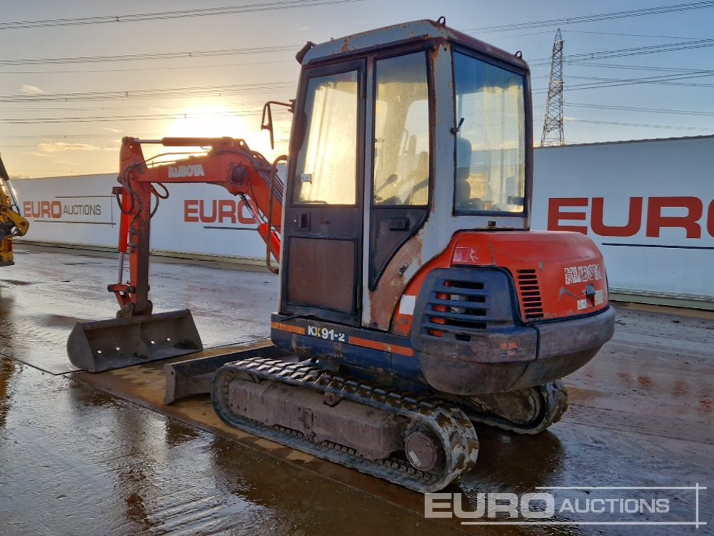 Kubota KX91-2 - Мини багер: снимка 3 Kubota KX91-2 - Мини багер: снимка 3