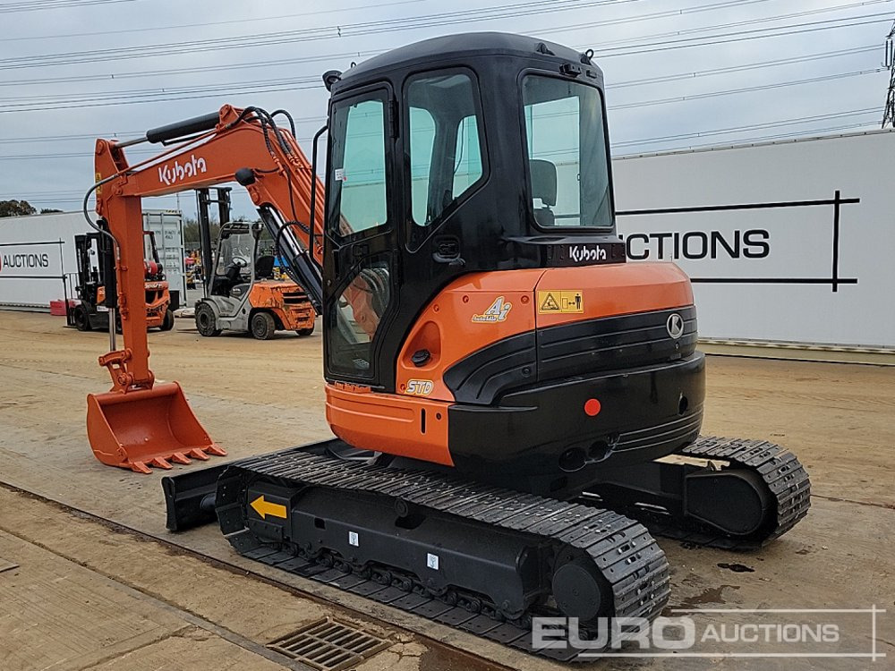 Kubota U55-4 - Мини багер: снимка 3 Kubota U55-4 - Мини багер: снимка 3
