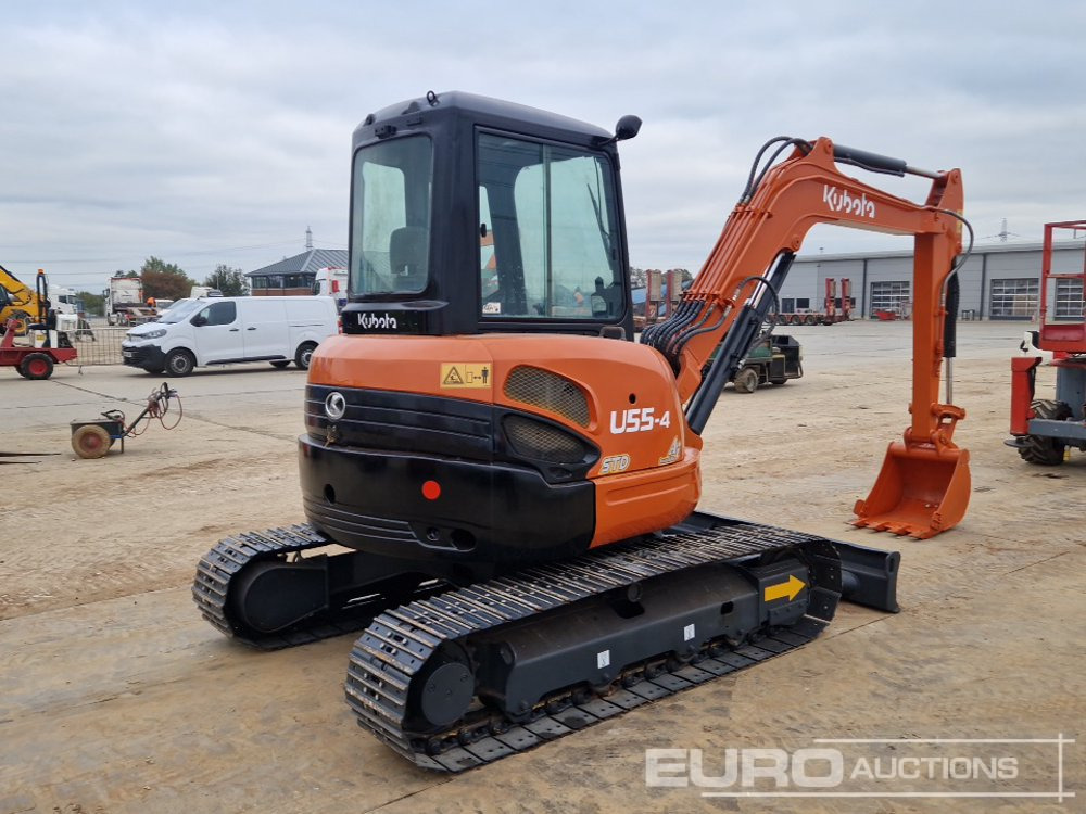 Kubota U55 - Мини багер: снимка 5 Kubota U55 - Мини багер: снимка 5