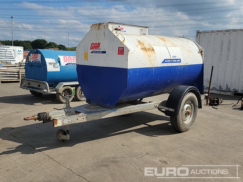 Main Single Axle Bunded 2000 Fuel Bowser, Electric Pump - Резервоар за съхранение: снимка 1 Main Single Axle Bunded 2000 Fuel Bowser, Electric Pump - Резервоар за съхранение: снимка 1