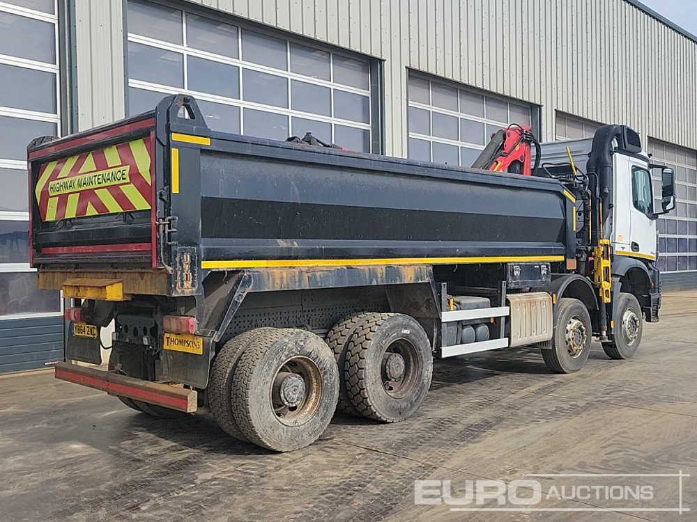 Mercedes Arocs 3240 - Самосвал камион, Камион с кран: снимка 5 Mercedes Arocs 3240 - Самосвал камион, Камион с кран: снимка 5