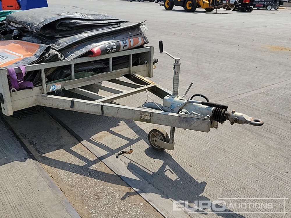 Ремарке за строителна техника Meredith & Eyre 3.5 Ton Twin Axle Plant Trailer, Soundproofing Barriers (10 of): снимка 12