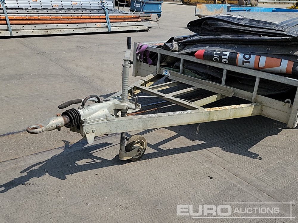 Ремарке за строителна техника Meredith & Eyre 3.5 Ton Twin Axle Plant Trailer, Soundproofing Barriers (10 of): снимка 11