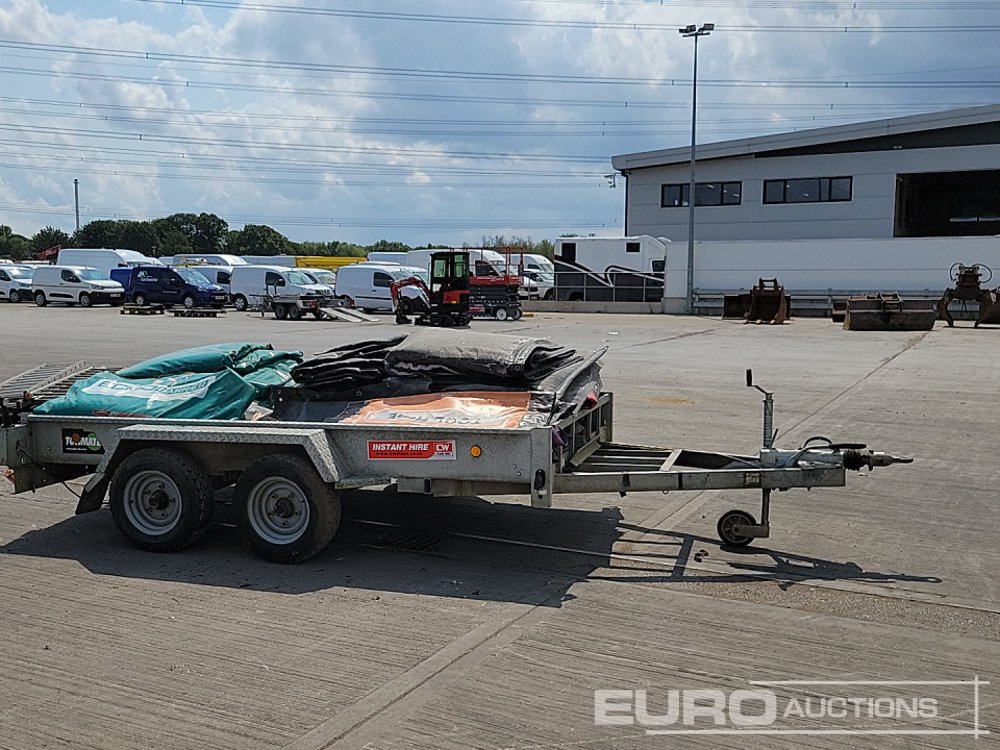 Ремарке за строителна техника Meredith & Eyre 3.5 Ton Twin Axle Plant Trailer, Soundproofing Barriers (10 of): снимка 6