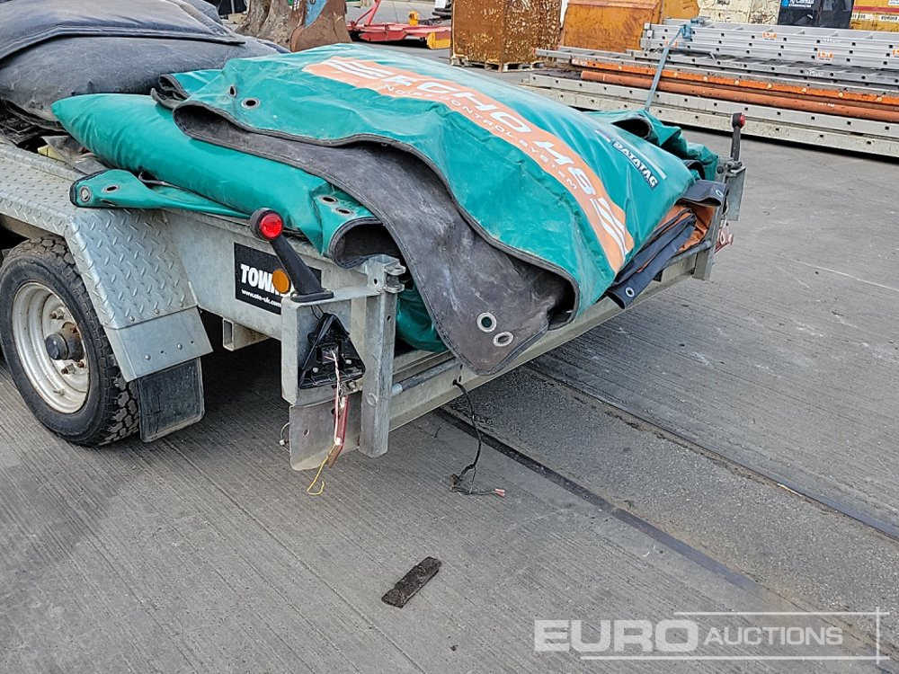 Ремарке за строителна техника Meredith & Eyre 3.5 Ton Twin Axle Plant Trailer, Soundproofing Barriers (10 of): снимка 18