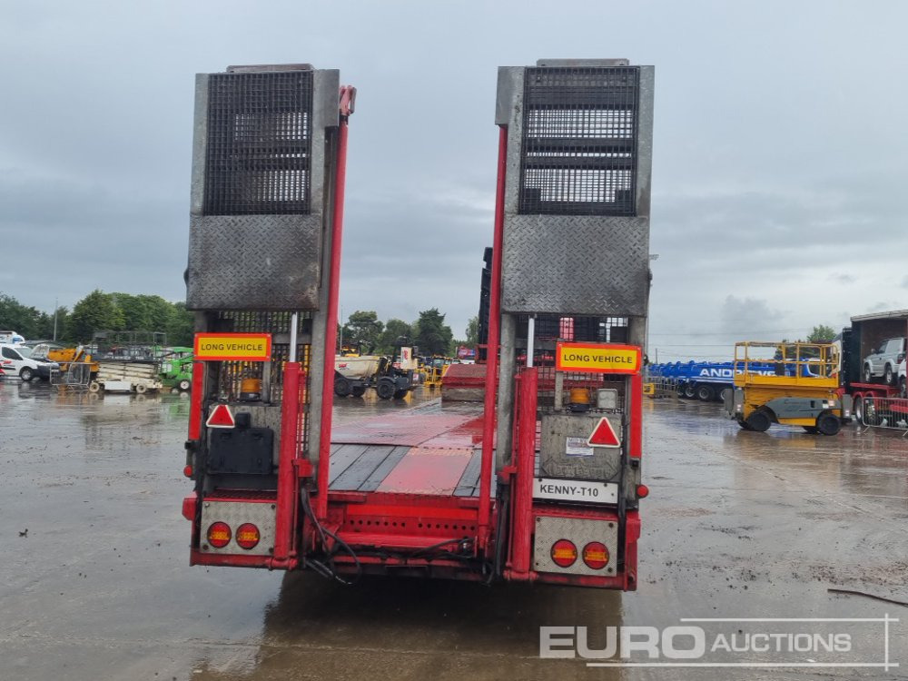 Nooteboom Tri Axle Stepframe Low Loader Trailer, Rear Steer, Hydraulic Fliptoe Ramps, Winch - Нискорамна площадка полуремарке: снимка 4 Nooteboom Tri Axle Stepframe Low Loader Trailer, Rear Steer, Hydraulic Fliptoe Ramps, Winch - Нискорамна площадка полуремарке: снимка 4