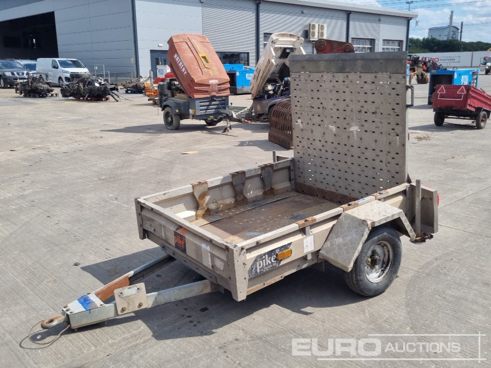 Pike Single Axle Traffic Light Trailer - Ремарке за строителна техника: снимка 1 Pike Single Axle Traffic Light Trailer - Ремарке за строителна техника: снимка 1