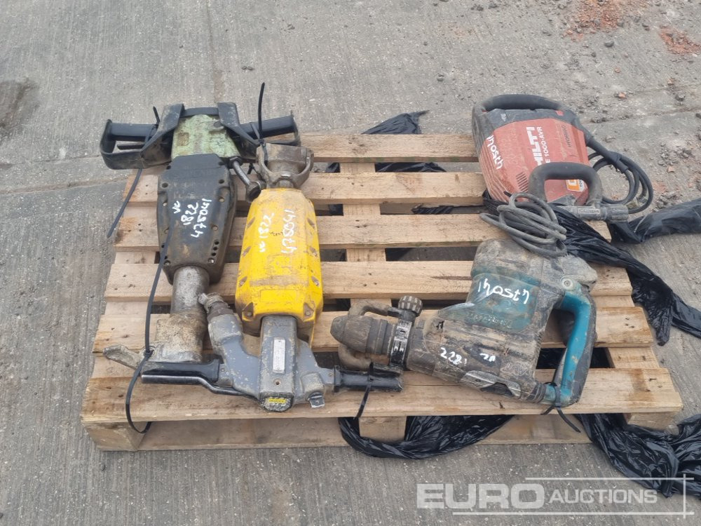 Pneumatic Hand Held Breaker (2 of), 110Volt Makita AVT Hammer Drill, 110Volt Hilti TE1000 AVR Hand Held Breaker - Техника за слагане на асфалт: снимка 2 Pneumatic Hand Held Breaker (2 of), 110Volt Makita AVT Hammer Drill, 110Volt Hilti TE1000 AVR Hand Held Breaker - Техника за слагане на асфалт: снимка 2