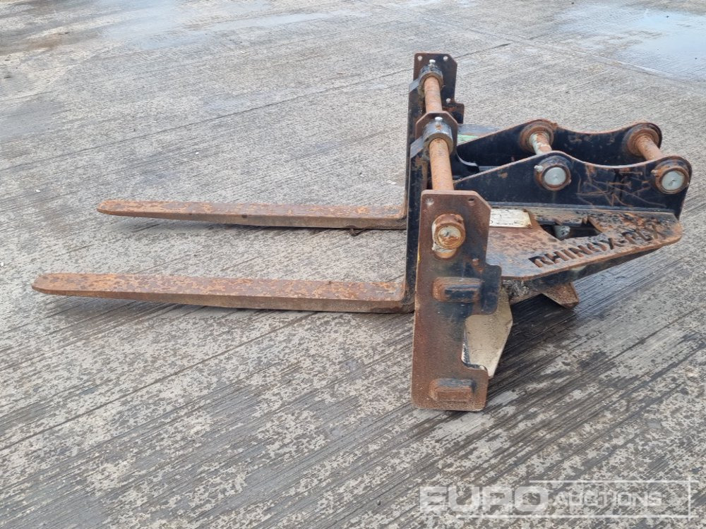 2022 Rhinox Pallet Forks 45mm Pin to suit 4-6 Ton Excavator - Подемно-транспортна техника: снимка 2 2022 Rhinox Pallet Forks 45mm Pin to suit 4-6 Ton Excavator - Подемно-транспортна техника: снимка 2