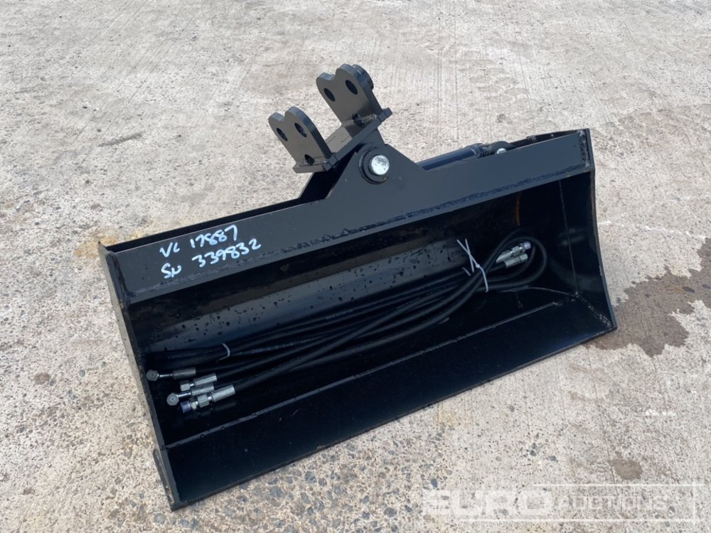 Unused 36" Hydraulic Tilting Bucket to suit Mini Excavator - Прикачен инвентар за Багер: снимка 1 Unused 36" Hydraulic Tilting Bucket to suit Mini Excavator - Прикачен инвентар за Багер: снимка 1