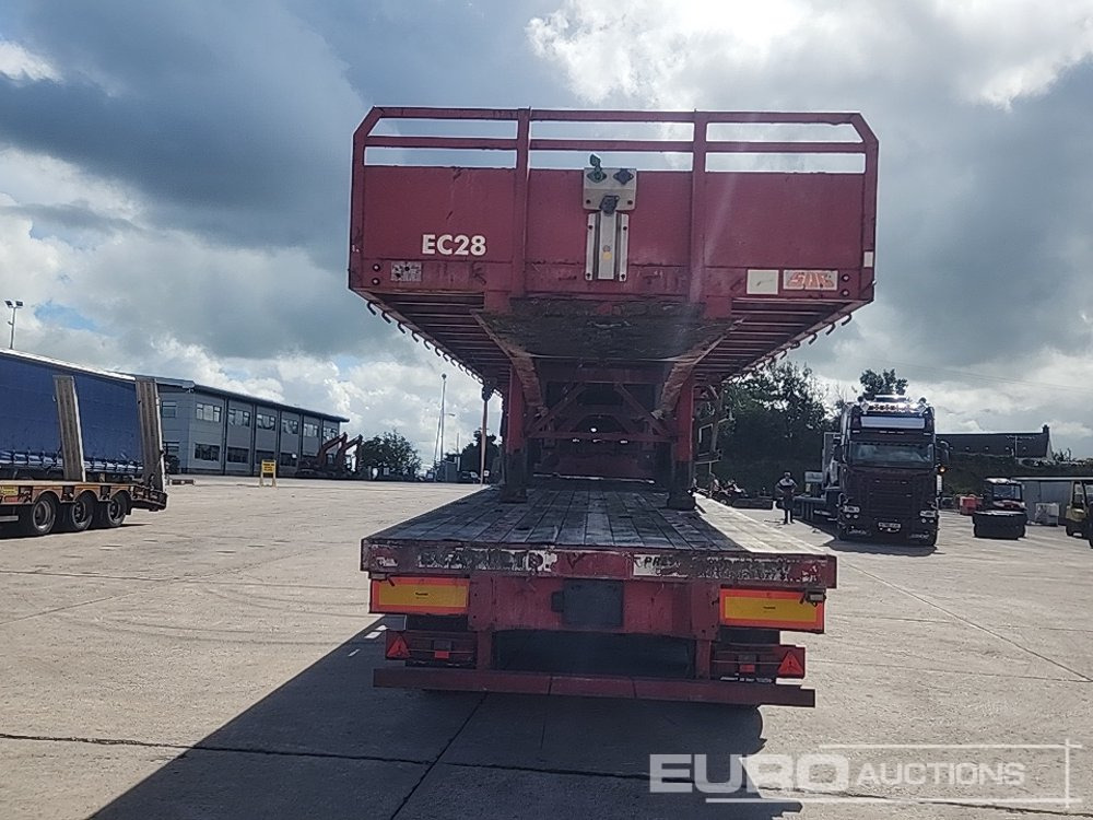 SDC 42 & 40' Tri Axle Flat Trailer, BPW Axles (2 of) - Бордово полуремарке/ Платформа: снимка 4 SDC 42 & 40' Tri Axle Flat Trailer, BPW Axles (2 of) - Бордово полуремарке/ Платформа: снимка 4