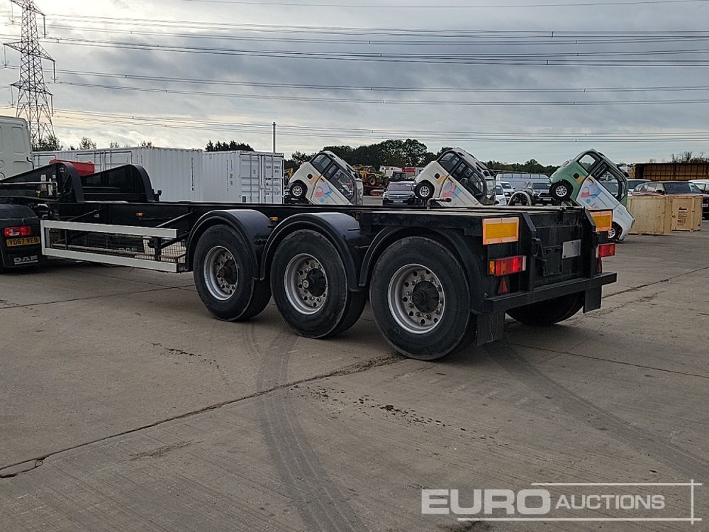SDC Trailers Ltd Tri Axle Skeleton Trailer, Twist Locks - Бордово полуремарке/ Платформа: снимка 3 SDC Trailers Ltd Tri Axle Skeleton Trailer, Twist Locks - Бордово полуремарке/ Платформа: снимка 3