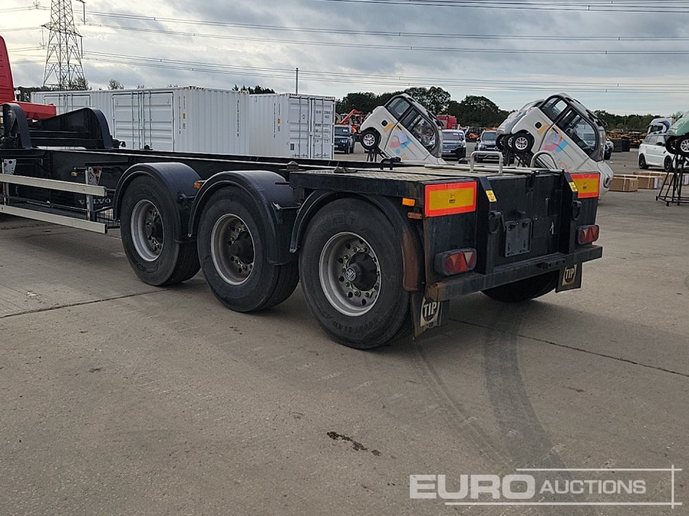 SDC Trailers Ltd Tri Axle Skeleton Trailer, Twist Locks - Бордово полуремарке/ Платформа: снимка 3 SDC Trailers Ltd Tri Axle Skeleton Trailer, Twist Locks - Бордово полуремарке/ Платформа: снимка 3