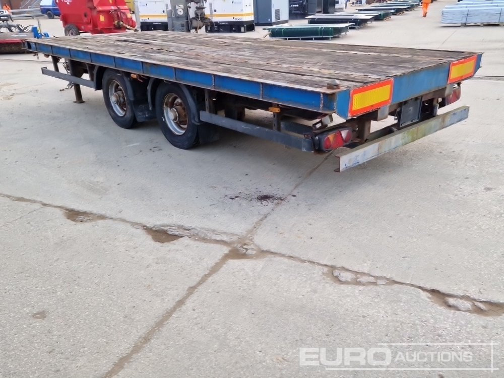 SDC Twin Axle Drag Flat Trailer, Twist & Locks, Air Brakes - Нискорамна площадка полуремарке: снимка 5 SDC Twin Axle Drag Flat Trailer, Twist & Locks, Air Brakes - Нискорамна площадка полуремарке: снимка 5
