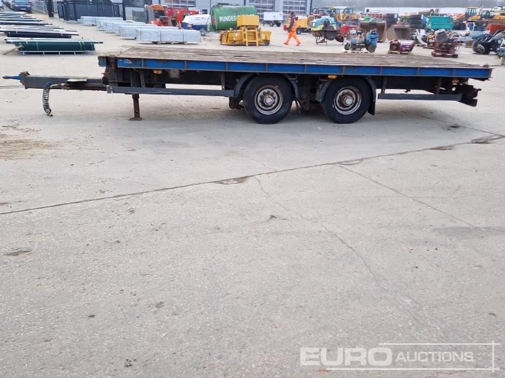 SDC Twin Axle Drag Flat Trailer, Twist & Locks, Air Brakes - Нискорамна площадка полуремарке: снимка 4 SDC Twin Axle Drag Flat Trailer, Twist & Locks, Air Brakes - Нискорамна площадка полуремарке: снимка 4