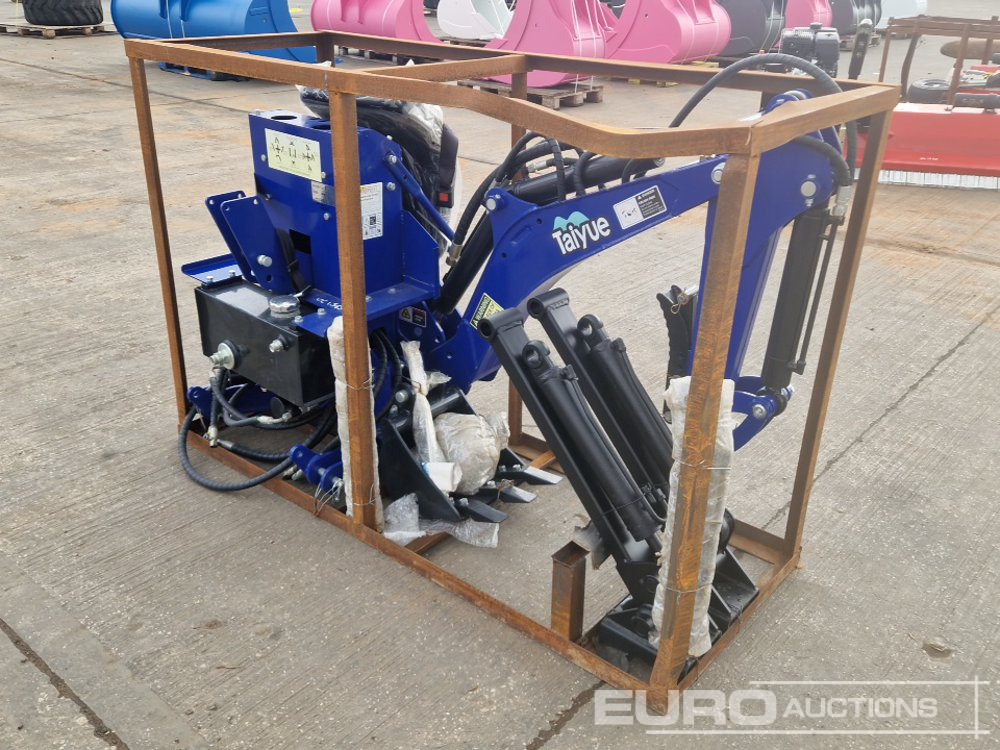 Селскостопанска техника Taiyue Hydraulic Backhoe Arm, Manual Thumb to suit 3 Point Linkage: снимка 7