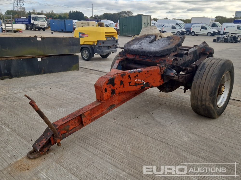 Single Axle Draw Bar 5th Wheel Dolly - Селскостопанско ремарке: снимка 1 Single Axle Draw Bar 5th Wheel Dolly - Селскостопанско ремарке: снимка 1