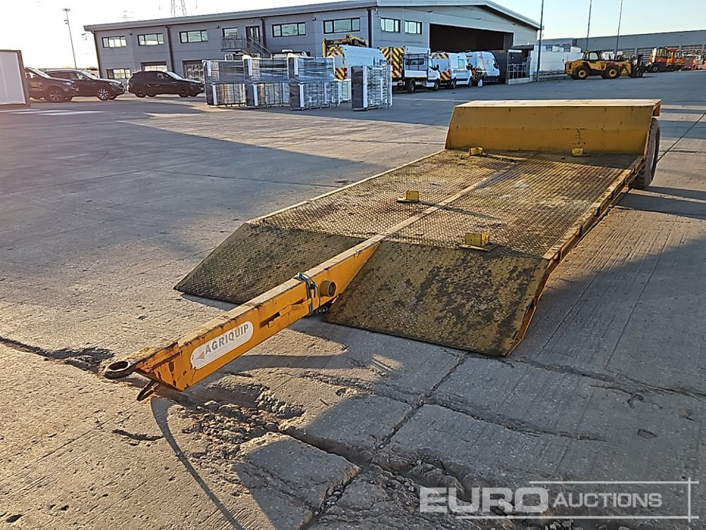 Single Axle Draw Bar Low Loader Trailer - Селскостопанско ремарке: снимка 1 Single Axle Draw Bar Low Loader Trailer - Селскостопанско ремарке: снимка 1