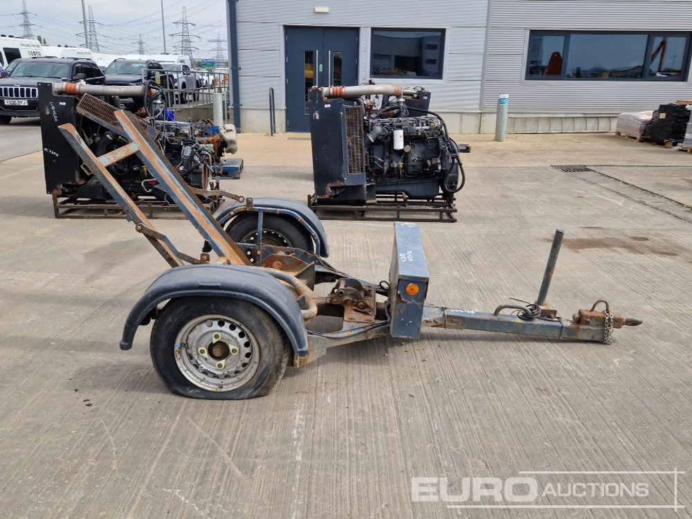 Техника за слагане на асфалт Single Axle Trailer to suit Pedestrian Roller: снимка 6