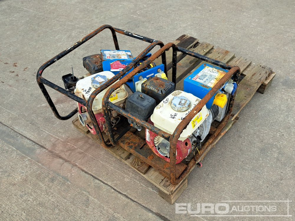 Stephill 2.7Kva Petrol Generator, Honda Engine (2 of) (Spares) - Електрогенератор: снимка 1 Stephill 2.7Kva Petrol Generator, Honda Engine (2 of) (Spares) - Електрогенератор: снимка 1