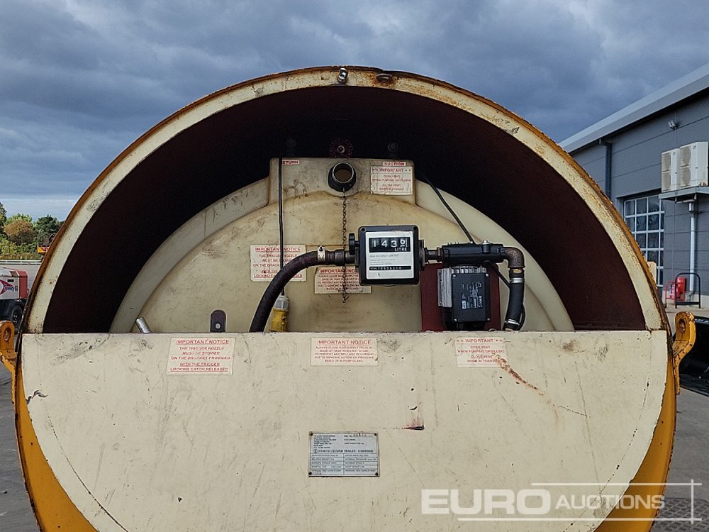 Резервоар за съхранение Trailer Engineering 2183 Litre Single Axle Bunded Fuel Bowser, Electric Pump, Flow Meter: снимка 14