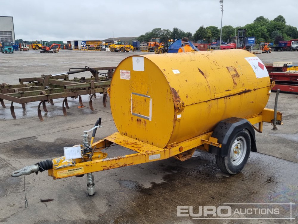 Trailer Engineering 950 Litre Single Axle Bunded Fuel Bowser, Manual Pump - Резервоар за съхранение: снимка 1 Trailer Engineering 950 Litre Single Axle Bunded Fuel Bowser, Manual Pump - Резервоар за съхранение: снимка 1