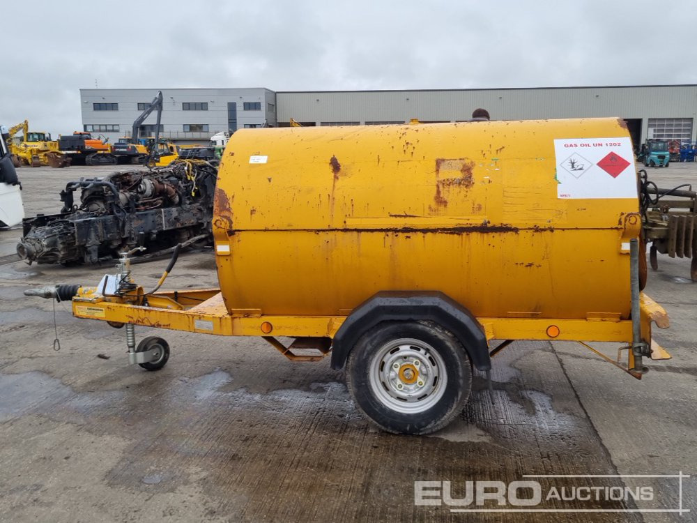 Trailer Engineering 950 Litre Single Axle Bunded Fuel Bowser, Manual Pump - Резервоар за съхранение: снимка 2 Trailer Engineering 950 Litre Single Axle Bunded Fuel Bowser, Manual Pump - Резервоар за съхранение: снимка 2