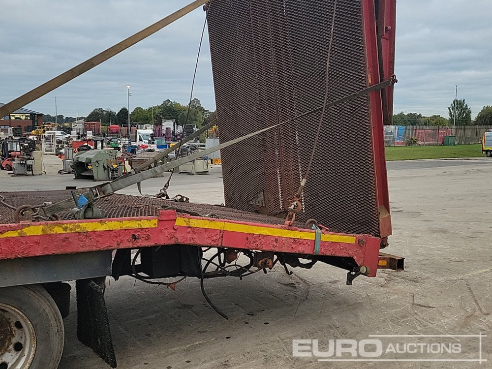 Нискорамна площадка полуремарке Tri Axle Low Loader Trailer, Winch, Hydraulic Ramp: снимка 34