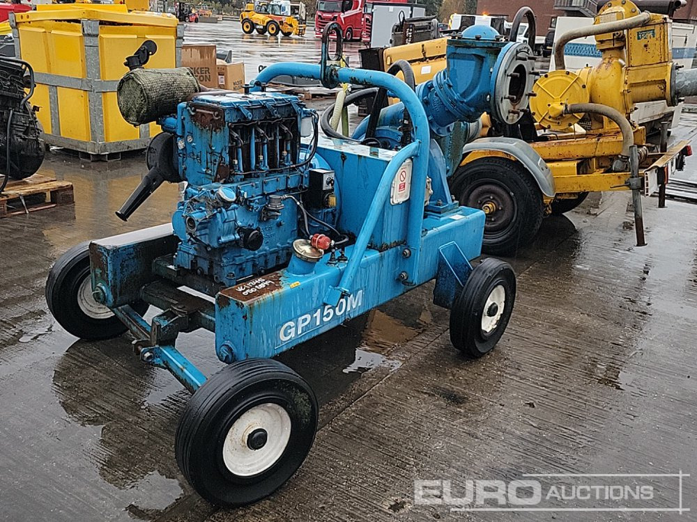 Twin Axle 6" Water Pump, Lister Engine - Водна помпа: снимка 1 Twin Axle 6" Water Pump, Lister Engine - Водна помпа: снимка 1