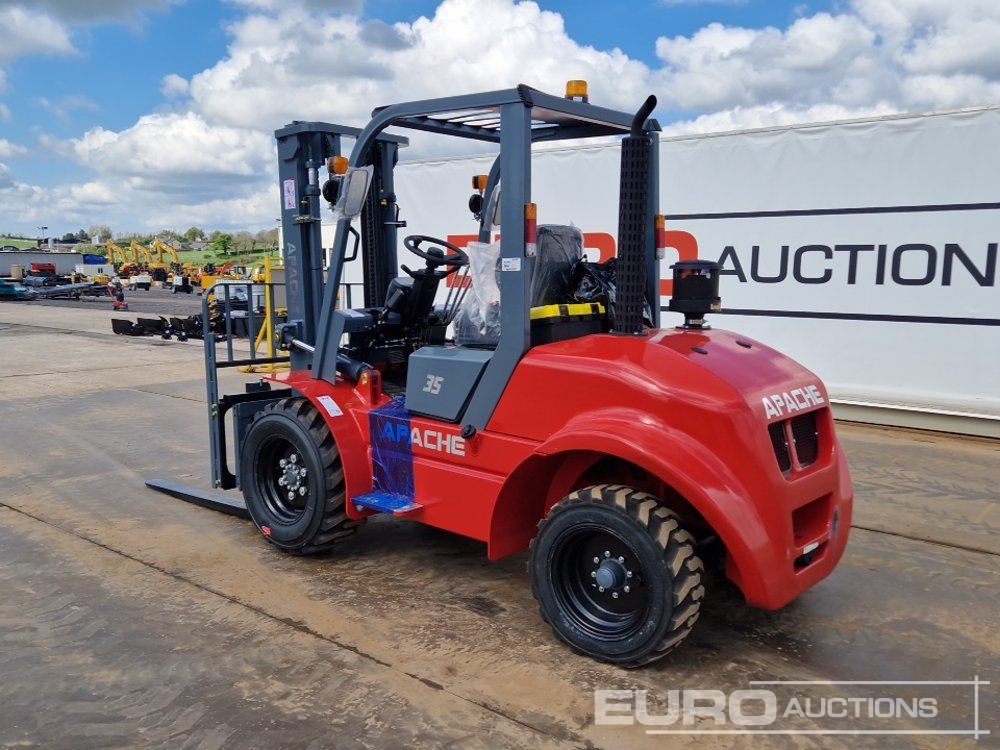 Unused 2025 Apache CPCD35 Diesel Rough Terrain Forklift, 2 Stage Mast, Sideshift - Мотокар с висока проходимост: снимка 5 Unused 2025 Apache CPCD35 Diesel Rough Terrain Forklift, 2 Stage Mast, Sideshift - Мотокар с висока проходимост: снимка 5