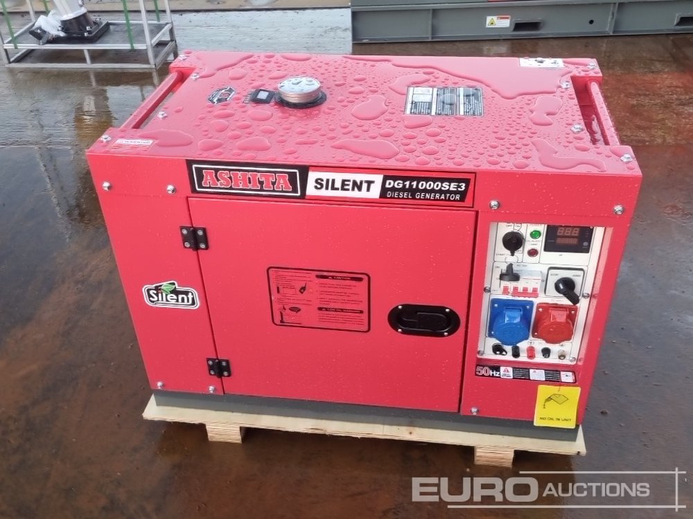 Електрогенератор Unused 2025 Ashita Power DG11000SE3: снимка 8