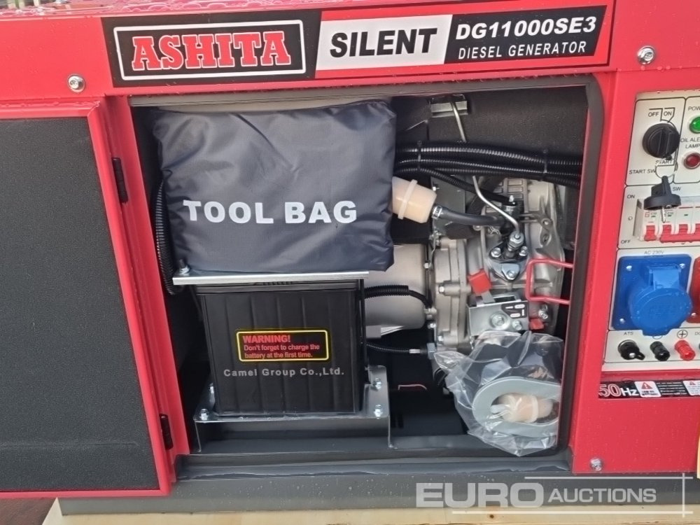 Електрогенератор Unused 2025 Ashita Power DG11000SE3: снимка 12