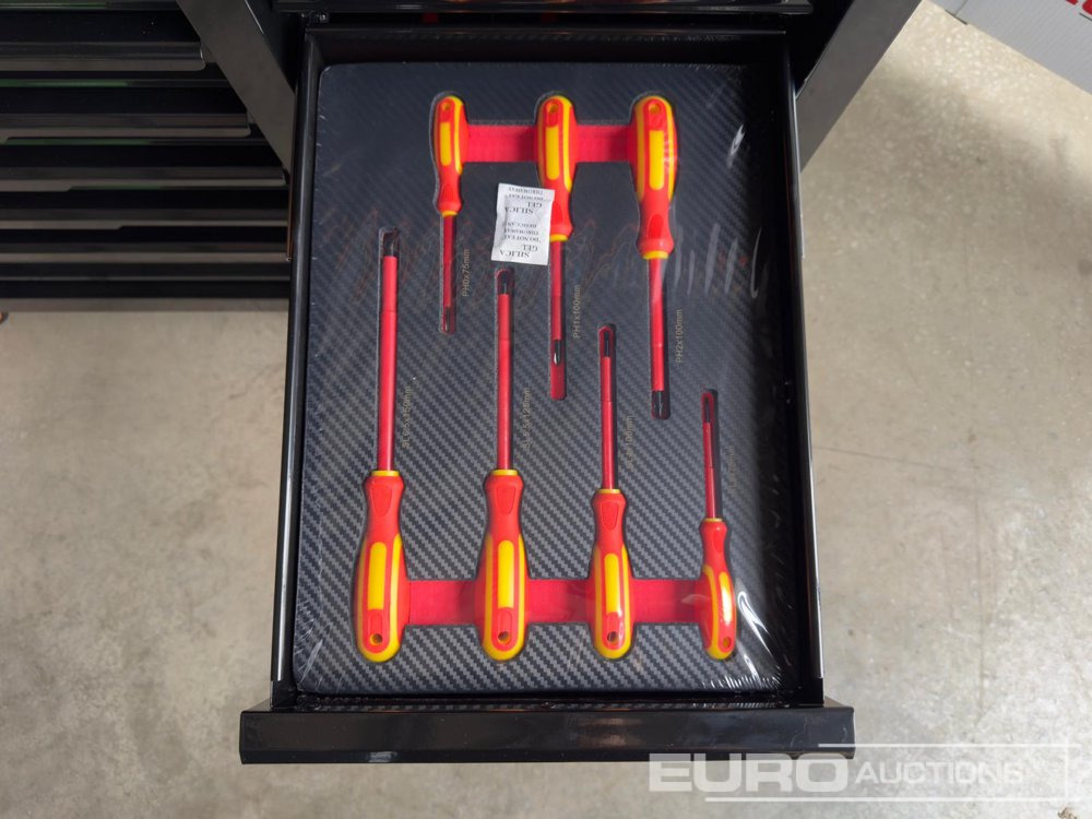 Строително оборудване Unused 2025 Boss Wheeled Tool Trolley, 523pcs Tool Kit, Worktop (Black): снимка 18 Строително оборудване Unused 2025 Boss Wheeled Tool Trolley, 523pcs Tool Kit, Worktop (Black): снимка 18