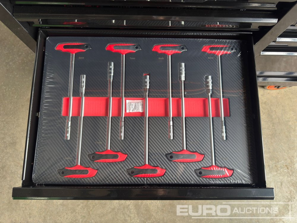 Строително оборудване Unused 2025 Boss Wheeled Tool Trolley, 523pcs Tool Kit, Worktop (Black): снимка 21 Строително оборудване Unused 2025 Boss Wheeled Tool Trolley, 523pcs Tool Kit, Worktop (Black): снимка 21