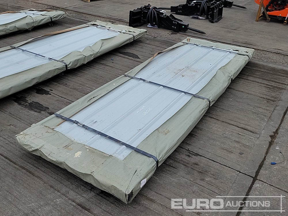 Unused 2025 Captok Qty (100 of) Sheets Galvalume Steel Siding Roofing - Строително оборудване: снимка 1 Unused 2025 Captok Qty (100 of) Sheets Galvalume Steel Siding Roofing - Строително оборудване: снимка 1