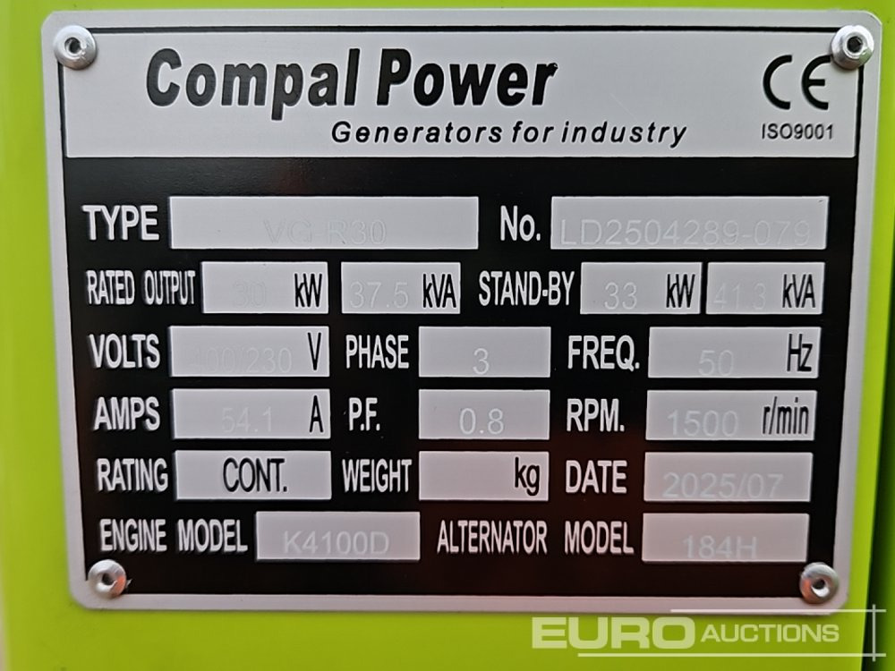 Unused 2025 Compal Power VG-R30 - Електрогенератор: снимка 2 Unused 2025 Compal Power VG-R30 - Електрогенератор: снимка 2