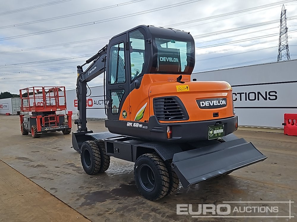 Unused 2025 Develon DX60WN ECO-1 - Колесен багер: снимка 3 Unused 2025 Develon DX60WN ECO-1 - Колесен багер: снимка 3