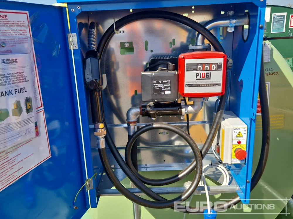 Резервоар за съхранение Unused 2025 Emiliana Serbatoi TF3/50 3000 Litre Fuel Tank, Meter, 240 Volt Pump: снимка 8