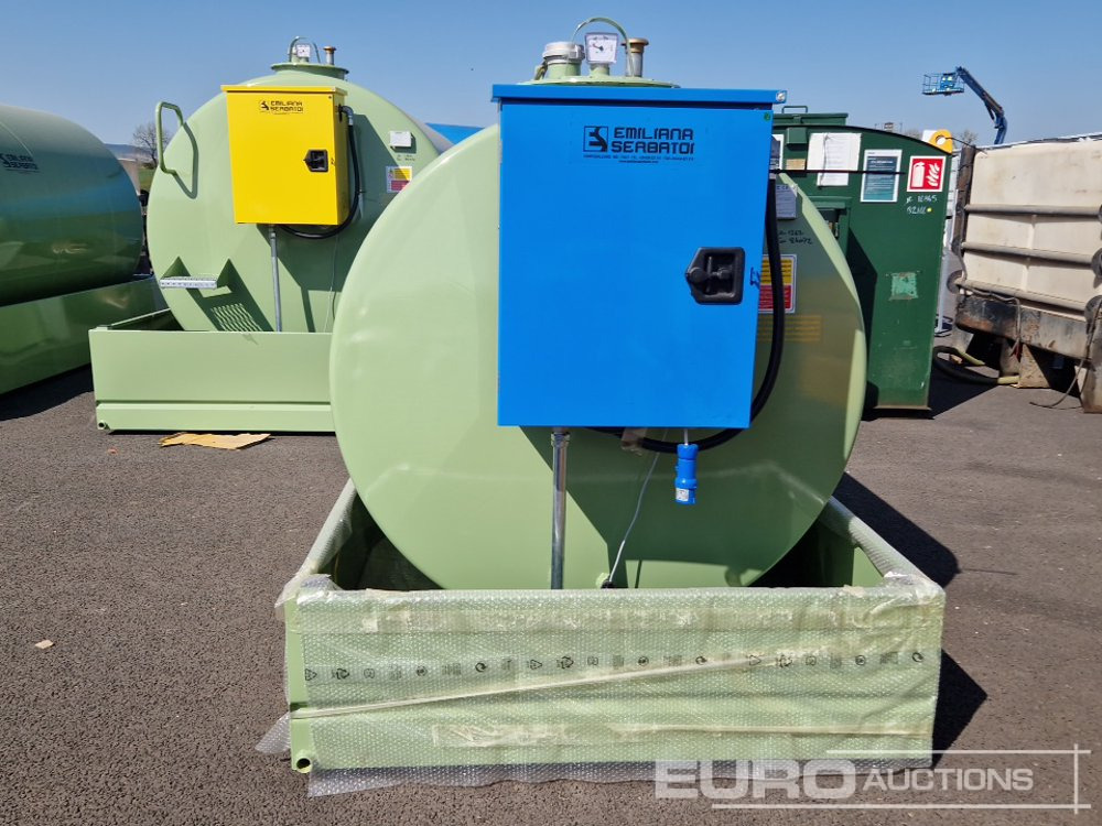 Резервоар за съхранение Unused 2025 Emiliana Serbatoi TF3/50 3000 Litre Fuel Tank, Meter, 240 Volt Pump: снимка 6