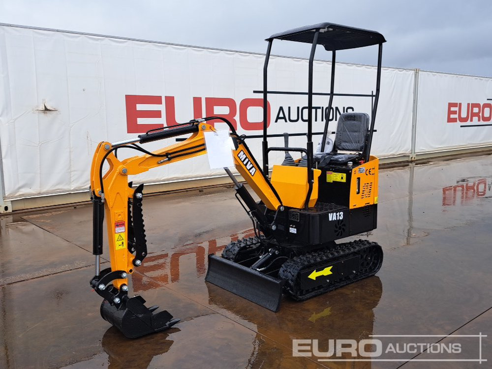 Unused 2025 Miva VA13 - Мини багер: снимка 1 Unused 2025 Miva VA13 - Мини багер: снимка 1