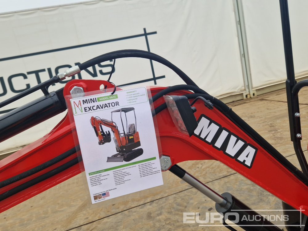 Мини багер Unused 2025 Miva VA13: снимка 13