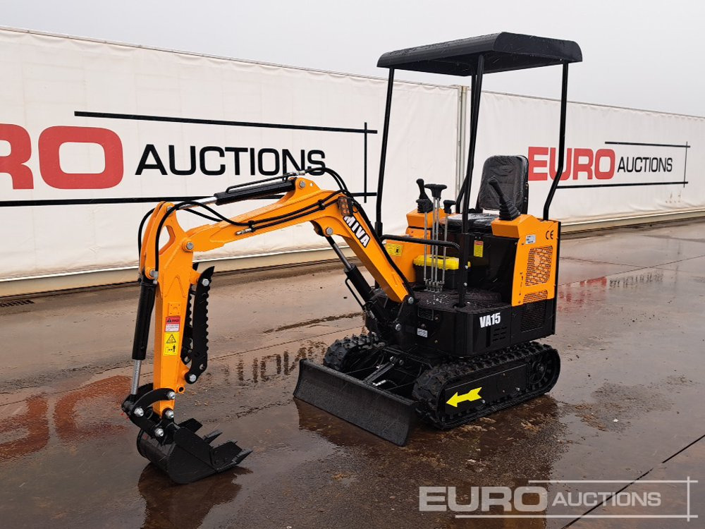 Unused 2025 Miva VA15 - Мини багер: снимка 1 Unused 2025 Miva VA15 - Мини багер: снимка 1