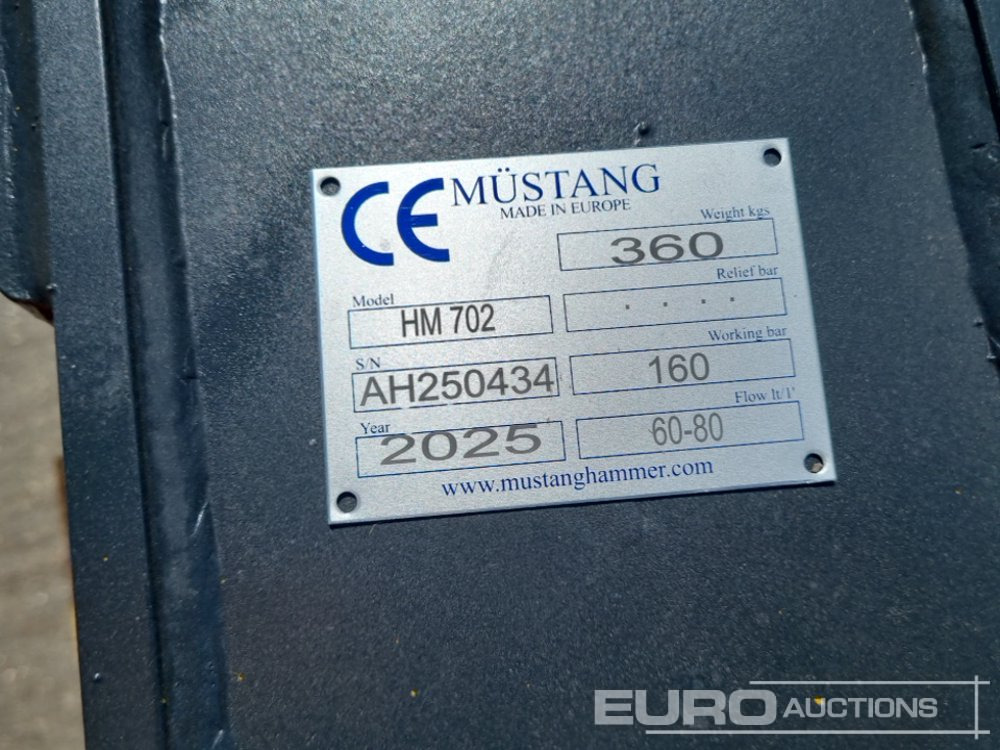 Хидравличен чук Unused 2025 Mustang HM702: снимка 13