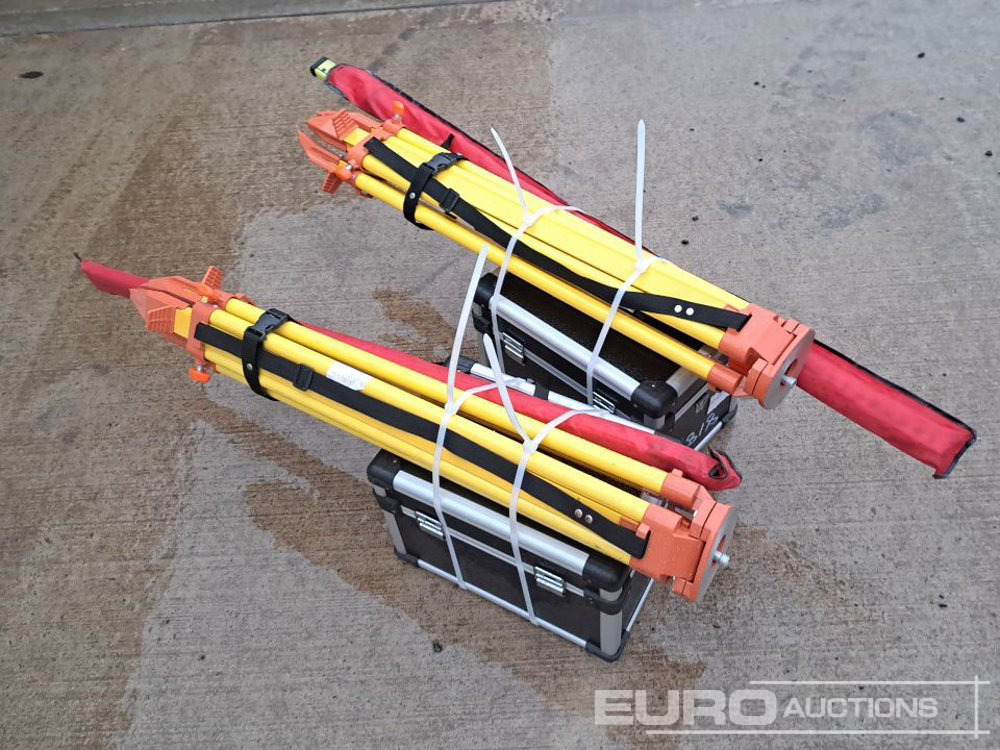 Unused 2025 SKLP Self-Leveling Rotary Laser Level with Batteries, Receiver, Tripod, Grade Rod (2 of) - Оборудване за гаражи/ Работилници: снимка 4 Unused 2025 SKLP Self-Leveling Rotary Laser Level with Batteries, Receiver, Tripod, Grade Rod (2 of) - Оборудване за гаражи/ Работилници: снимка 4