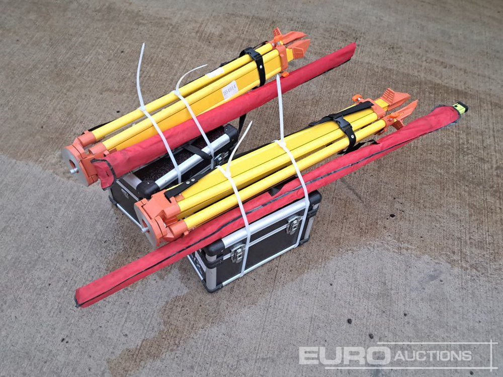 Unused 2025 SKLP Self-Leveling Rotary Laser Level with Batteries, Receiver, Tripod, Grade Rod (2 of) - Оборудване за гаражи/ Работилници: снимка 1 Unused 2025 SKLP Self-Leveling Rotary Laser Level with Batteries, Receiver, Tripod, Grade Rod (2 of) - Оборудване за гаражи/ Работилници: снимка 1