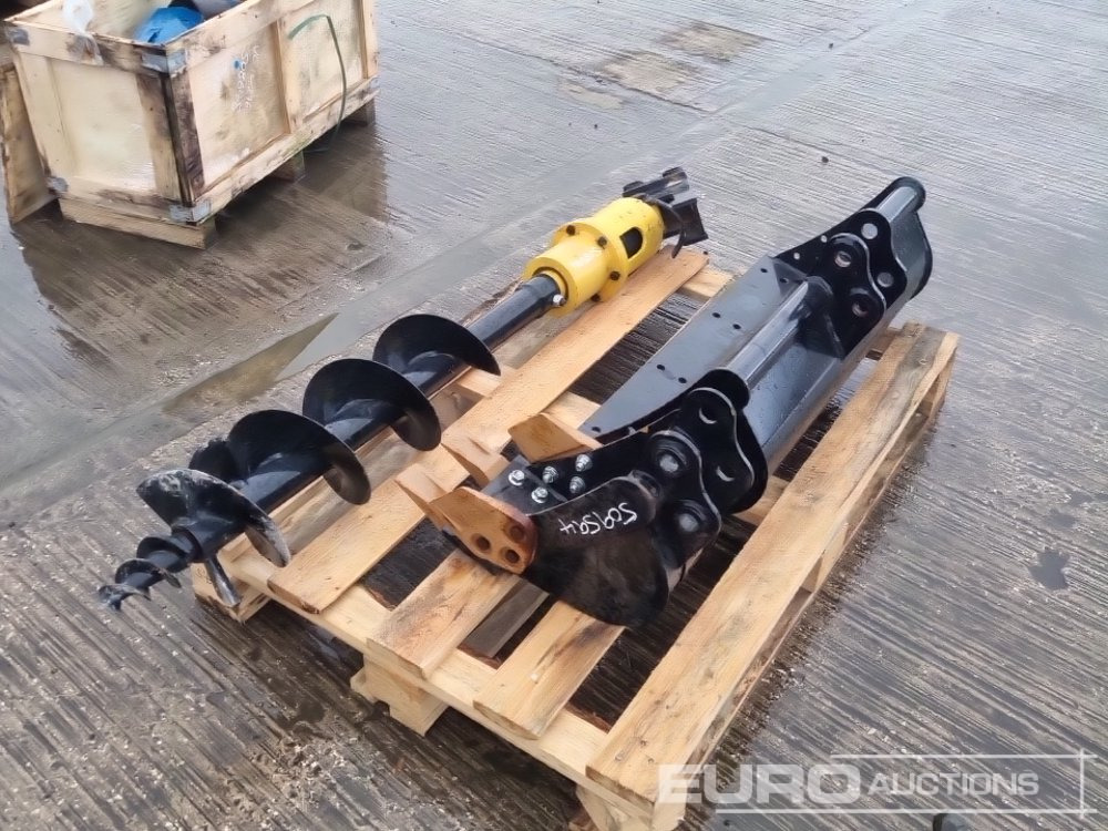 Unused 32" Ditching, 8" Digging Bucket, Hydraulic 200mm Auger Flight & Drive 25mm Pin to suit Mini Excavator - Кофа: снимка 3 Unused 32" Ditching, 8" Digging Bucket, Hydraulic 200mm Auger Flight & Drive 25mm Pin to suit Mini Excavator - Кофа: снимка 3