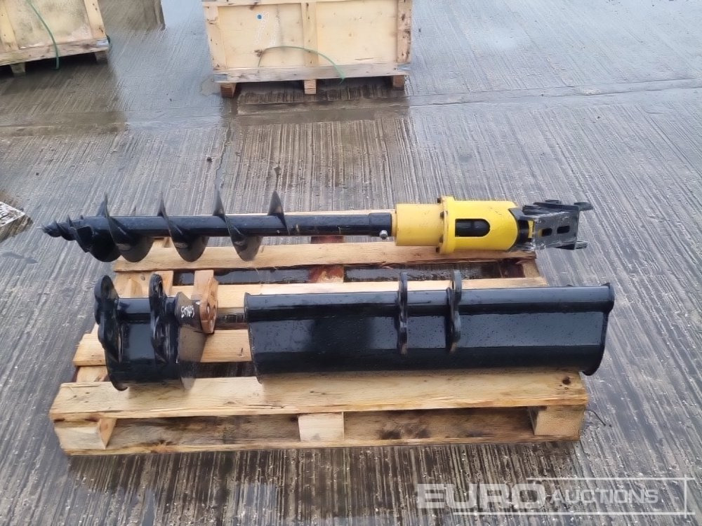 Unused 32" Ditching, 8" Digging Bucket, Hydraulic 200mm Auger Flight & Drive 25mm Pin to suit Mini Excavator - Кофа: снимка 4 Unused 32" Ditching, 8" Digging Bucket, Hydraulic 200mm Auger Flight & Drive 25mm Pin to suit Mini Excavator - Кофа: снимка 4