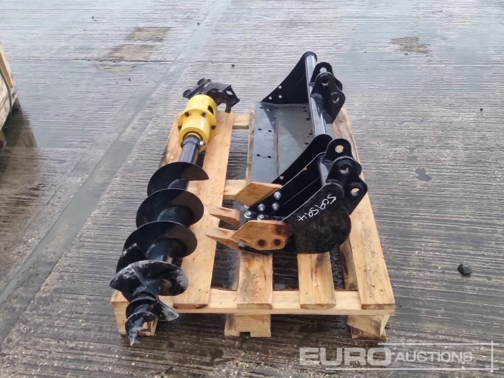 Unused 32" Ditching, 8" Digging Bucket, Hydraulic 200mm Auger Flight & Drive 25mm Pin to suit Mini Excavator - Кофа: снимка 2 Unused 32" Ditching, 8" Digging Bucket, Hydraulic 200mm Auger Flight & Drive 25mm Pin to suit Mini Excavator - Кофа: снимка 2